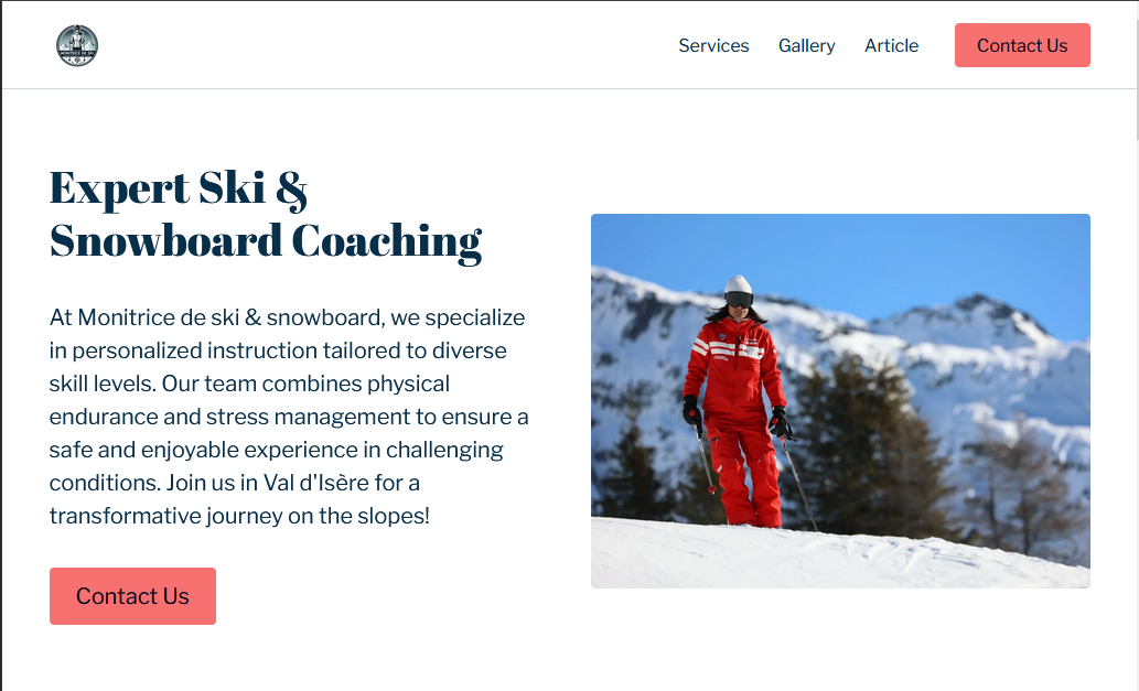 Monitrice Ski & Snowboard