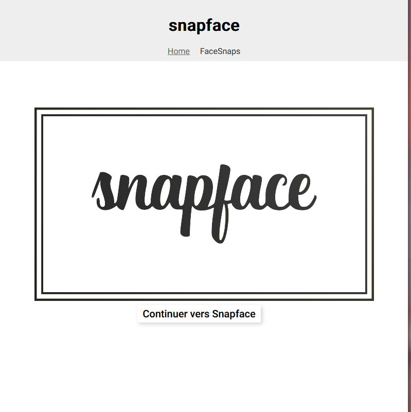 Snapface Angular
